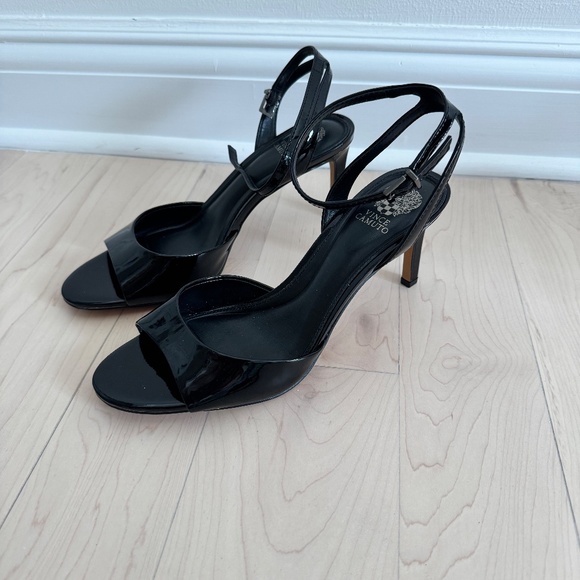 Vince Camuto Black Strappy Heels - Picture 4 of 9
